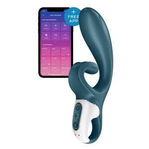 Вібратор кролик Satisfyer Hug Me Bluegrey