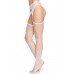 Leg Avenue Net stockings with garter belt White O/S , ,