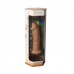 Фаллоимитатор SilexD Robby Caramel (MODEL 2 size 6in), двухслойный, силикон + Silexpan, диаметр 3,5см , Фаллоимитаторы