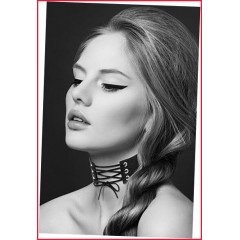 Чокер зі шнурівкою Bijoux Pour Toi - LACET, екошкіра