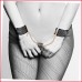 Наручники Bijoux Indiscrets Desir Metallique Handcuffs - Black, металлические, стильные браслеты , Наручники и фиксаторы