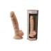 Фаллоимитатор SilexD Tomas Flesh (MODEL 1 size 9in), двухслойный, силикон + Silexpan, диаметр 4,9см , Фаллоимитаторы