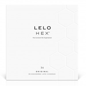 Презервативи LELO HEX Condoms Original 36 Pack  (м'ята упаковка!!!)