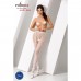 Эротические колготки-бодистокинг Passion S012 white, имитация чулок, пояса и ажурных трусиков , Колготки, панчохи, шкарпетки,