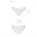 Трусики с прозрачной вставкой Passion PS006 PANTIES white, size XL , Секси белье