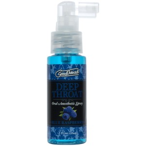 Спрей для мінету Doc Johnson GoodHead DeepThroat Spray - Blue Raspberry 59 мл (м'ята упаковка!!!)