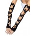 Leg Avenue Butterfly applique arm warmers Black , ,