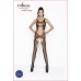 Бодістокінг Passion BS039 black, комбінезон, імітація панчох , Комбінезони, Passion (Польща)