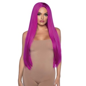 Leg Avenue Long straight center part wig Raspberry