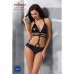 Боди монокини под латекс LAMIS BODY black S/M - Passion Exclusive , Секси белье