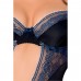Корсет с пажами GISELE CORSET black L/XL - Passion Exclusive, трусики , Корсети, Passion (Польща)