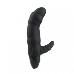 Вібратор рельєфний Adrien Lastic Typhoon Black зі стимуляцією точки G, два мотора