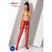 Эротические колготки-бодистокинг Passion S012 red, имитация чулок, пояса и ажурных трусиков , Колготки, панчохи, шкарпетки,