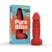 Свічка у вигляді члена Pure Bliss BIG Red 18 см , ,