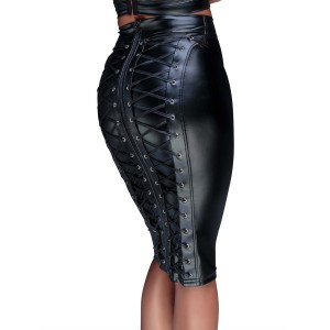 Спідниця Noir Handmade F152 Powerwetlook pencil skirt - M