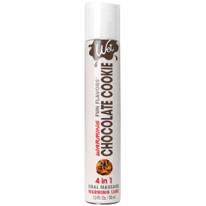 Зігрівальний лубрикант на водній основі Wet Warming Chocolate Cookie 4 in 1, без цукру (30 мл)
