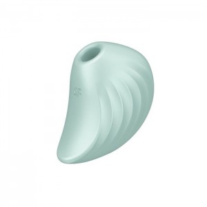 Вакуумний кліторальний стимулятор із вібрацією Satisfyer Pearl Diver Mint (м'ята упаковка)