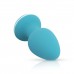Анальна вібропробка Cala Azul - Blanca Vibrating anal plug , ,