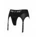 Трусы для страпона с подвязками для чулок Strap-On-Me REBEL HARNESS - XL , Страпони,Сексі білизна,
