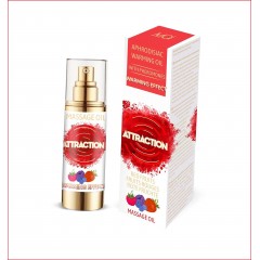 Разогревающее массажное масло с феромонами MAI MASSAGE OIL - RED FRUITS (30 мл) (без упаковки)
