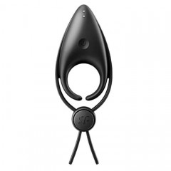 Ерекційне віброкільце ласо з регулюванням розміру Satisfyer Sniper Black  (мята упаковка)