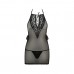Сорочка прозрачная приталенная ERZA CHEMISE black L/XL - Passion, трусики , Секси белье