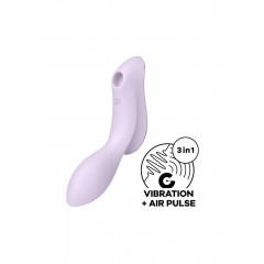 Вакуумний стимулятор із вібрацією Satisfyer Curvy Trinity 2 Violet (м'ята упаковка)