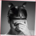 Маска кошечки Bijoux Indiscrets MAZE - Cat Ears Headpiece Black, экокожа , Маски