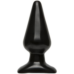 Анальна пробка Doc Johnson Smooth Classic Large - Black, макс. діаметр 5,7 см