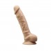 Фалоімітатор з вібрацією SilexD Vetus Vibro Flesh (MODEL 1 size 8in) + LRS , ,