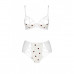 Эротический комплект с рисунком LOVELIA BIKINI white XXL/XXXL - Passion , Комплекты белья